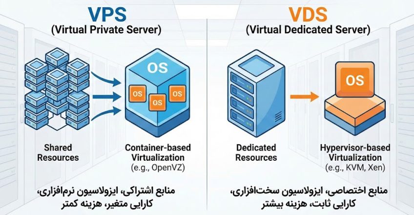 مقایسه VPS با VDS