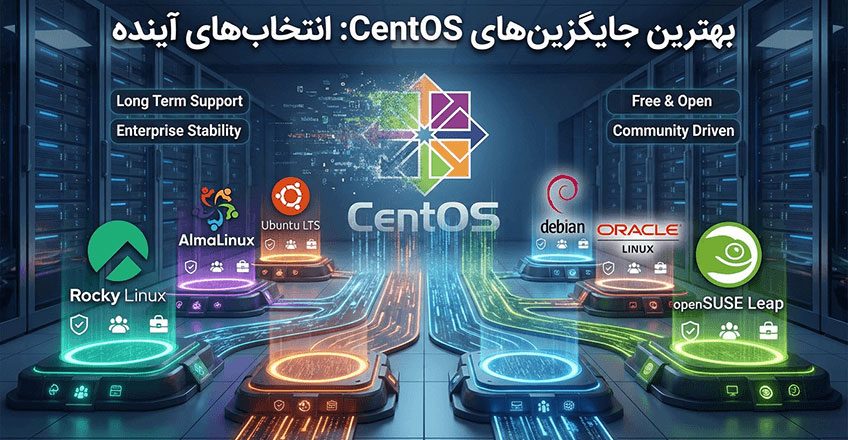 بهترین جایگزین های CentOS